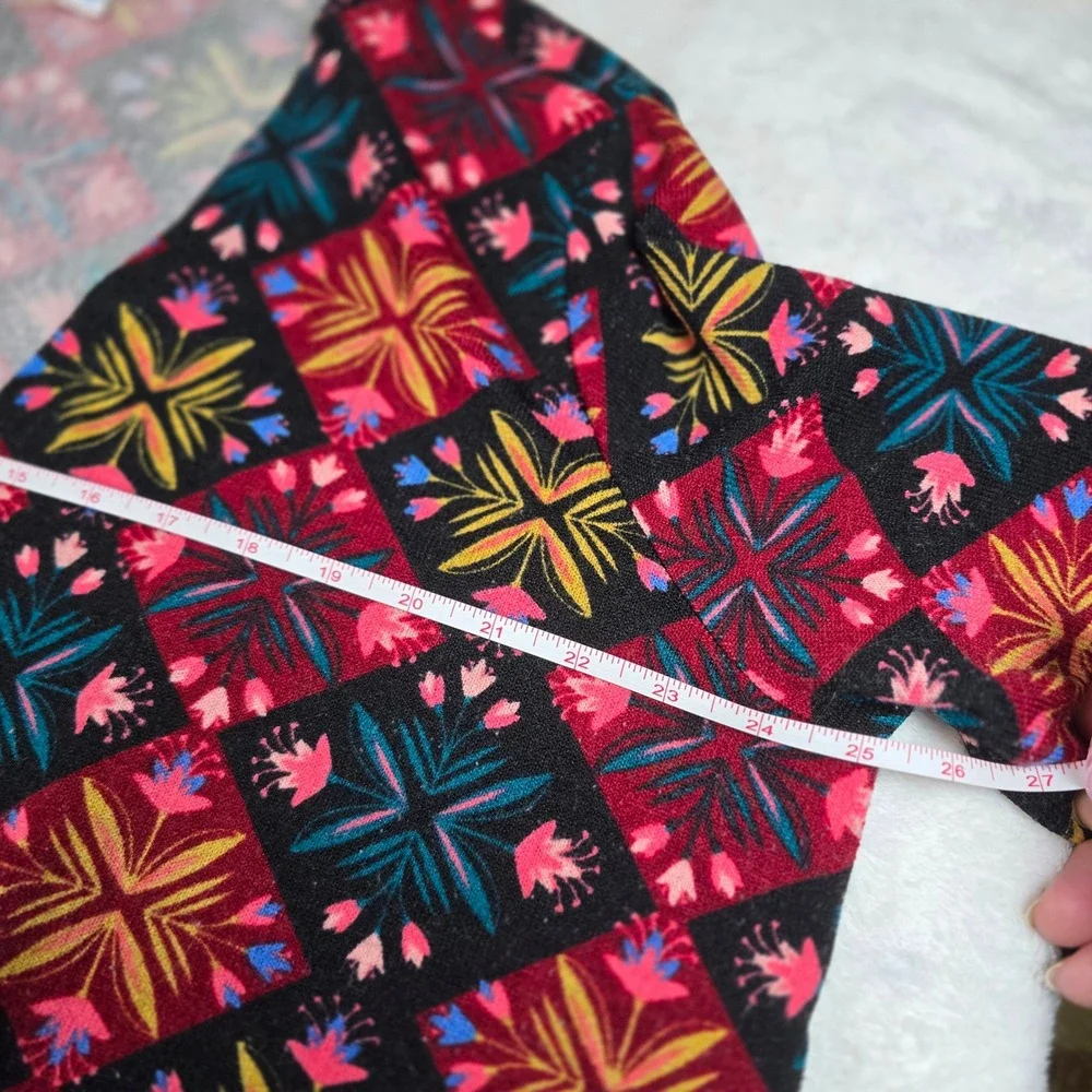 LuLaRoe Sarah Cardigan XL Simply Comfortable Geometric Floral Duster JC002-6